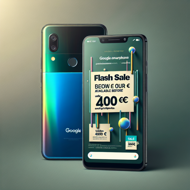 L&rsquo;offre éclair sur l&rsquo;iconique smartphone Google à moins de 400 euros avant le week-end