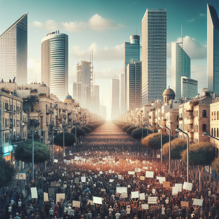 Manifestations à Tel-Aviv : appel à la démission de Netanyahu