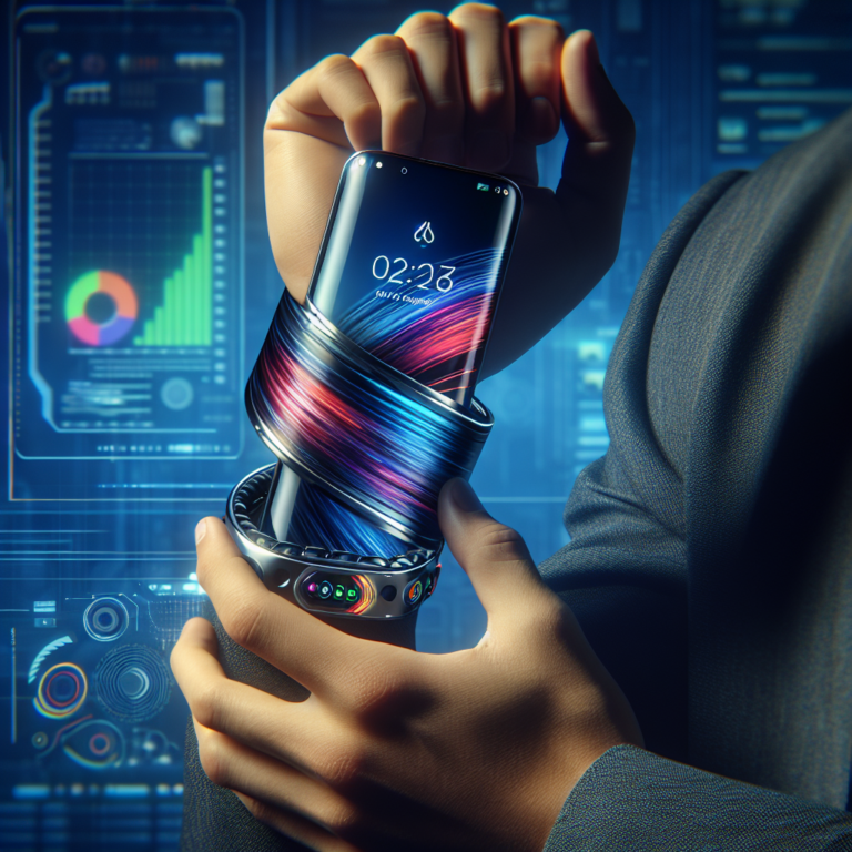Motorola révolutionne le marché avec un smartphone qui s’enroule autour du poignet