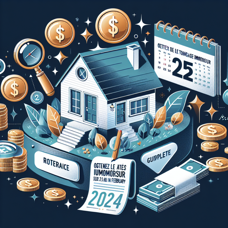 Obtenez le meilleur taux immobilier sur 25 ans en février 2024 : guide complet