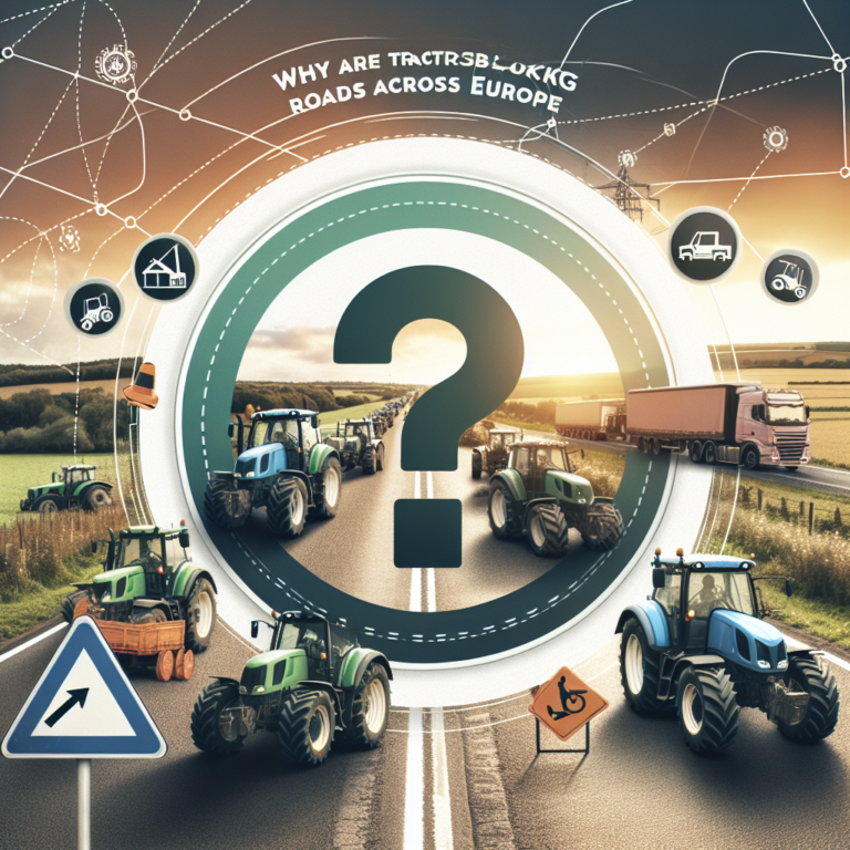 Pourquoi des tracteurs bloquent les routes à travers l&rsquo;Europe | Actualités mondiales
