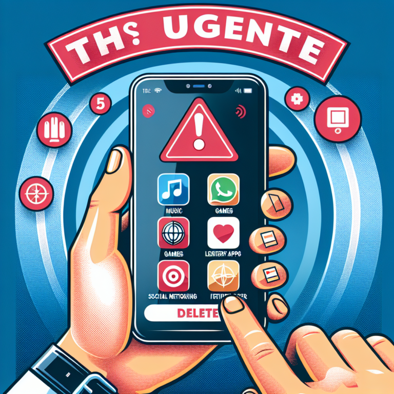 Pourquoi il est urgent de supprimer ces 5 applications de votre smartphone
