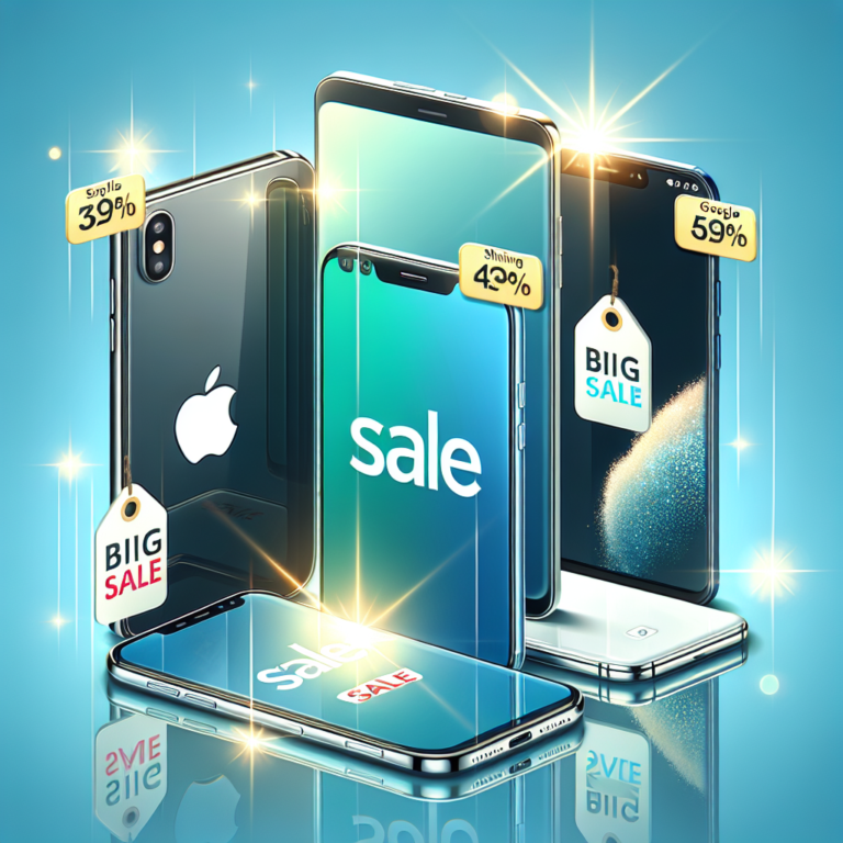 Profitez des derniers jours de soldes sur les smartphones : iPhone, Samsung Galaxy, Google Pixel à prix réduits