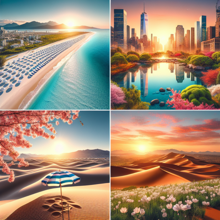 Quatre destinations baignées de soleil à découvrir en mars