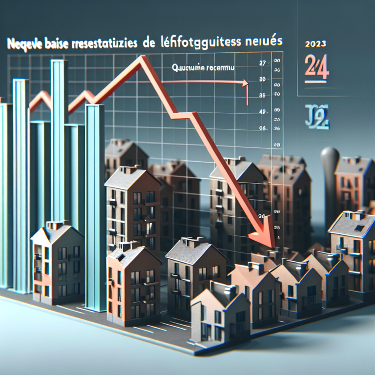 Quatrième trimestre 2023 : nouvelle baisse des réservations de logements neufs
