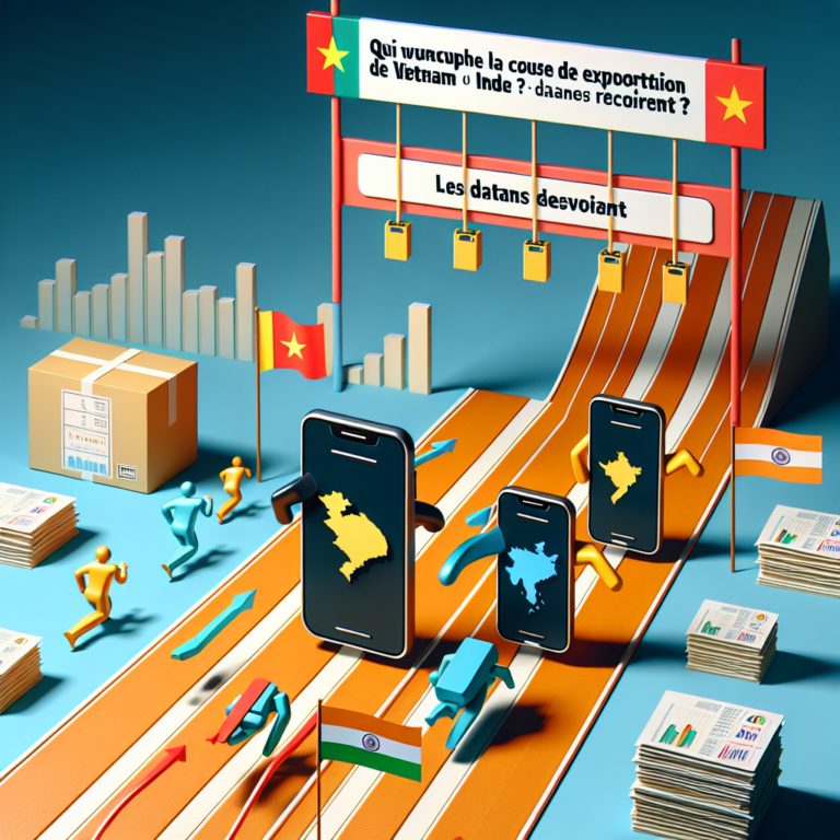 Qui remporte la course à l’exportation de smartphones : le Vietnam ou l’Inde ? Les données révèlent