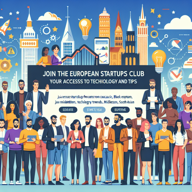 Rejoignez le CLUB des startups européennes : votre accès aux tendances et conseils technologiques
