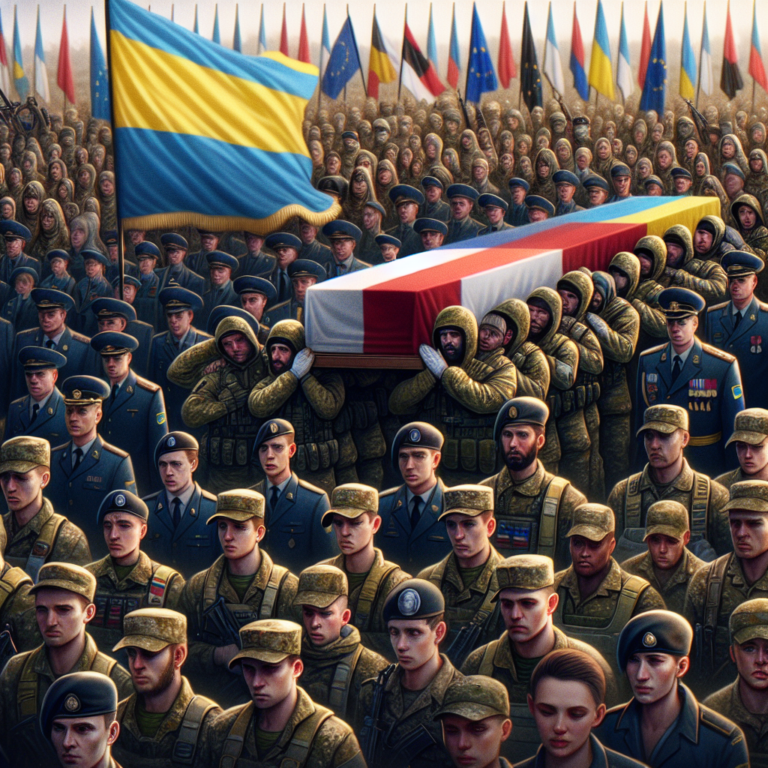 Retour des corps de 58 soldats depuis le territoire contrôlé par la Russie : l&rsquo;Ukraine en deuil