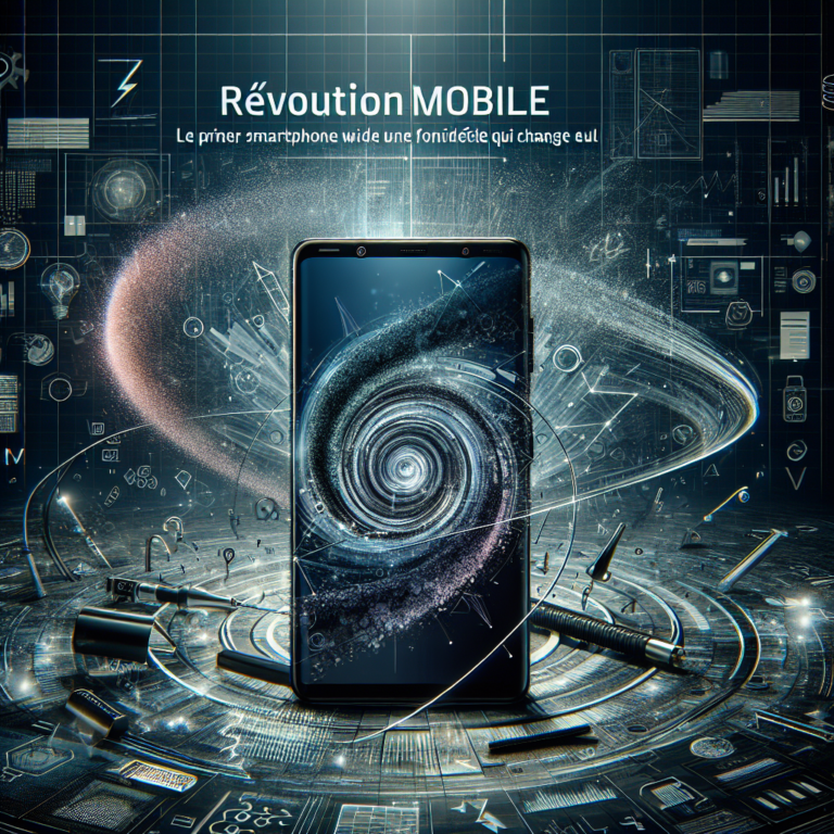 Révolution mobile : le premier smartphone avec une fonction inédite qui change tout
