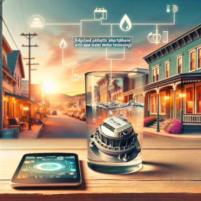 Ridgeland adopte la tendance des applications pour smartphones avec sa nouvelle technologie de compteurs d’eau