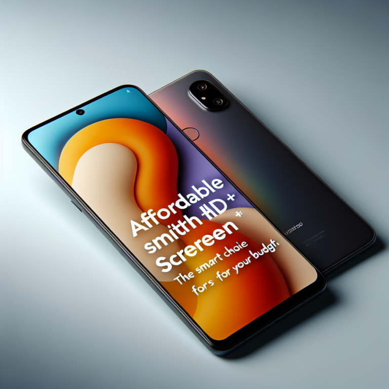 Smartphone abordable avec écran FHD+ : le choix intelligent pour votre budget