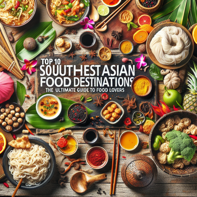 Top 10 des destinations gourmandes en Asie du Sud-Est : le guide ultime pour les amateurs de cuisine
