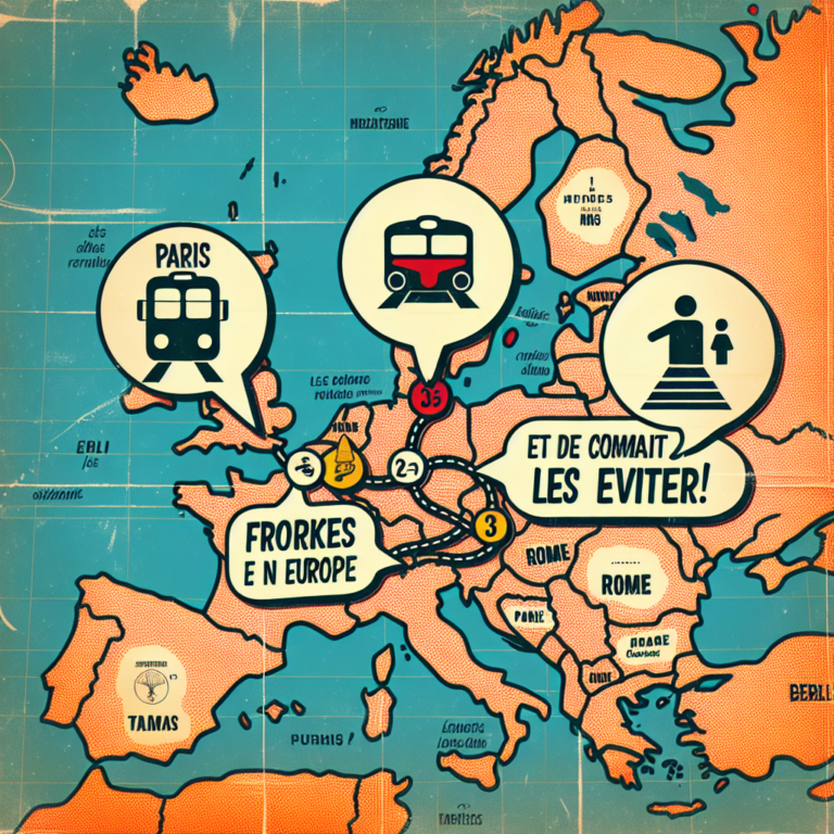 Trois erreurs commises lors de mon voyage en train à travers l&rsquo;Europe et comment les éviter