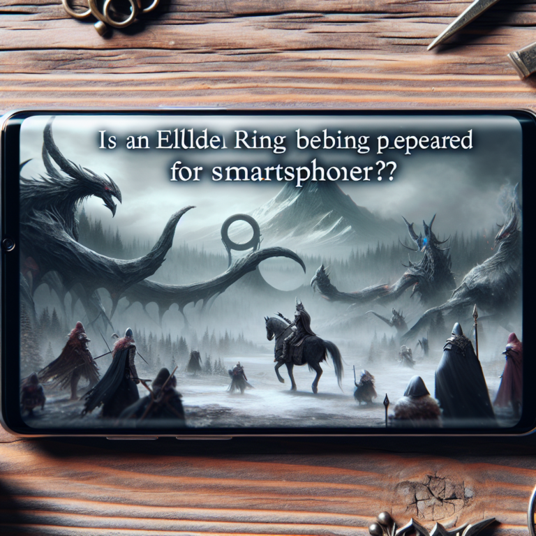 Un jeu Elden Ring pour smartphone est-il en préparation ?