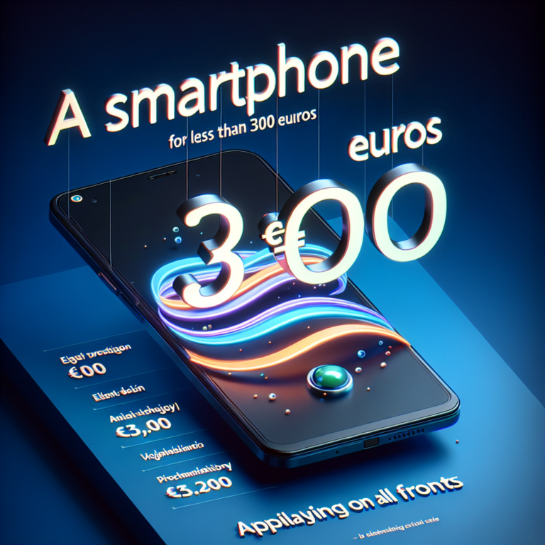 Un smartphone à moins de 300 euros séduisant sur tous les fronts
