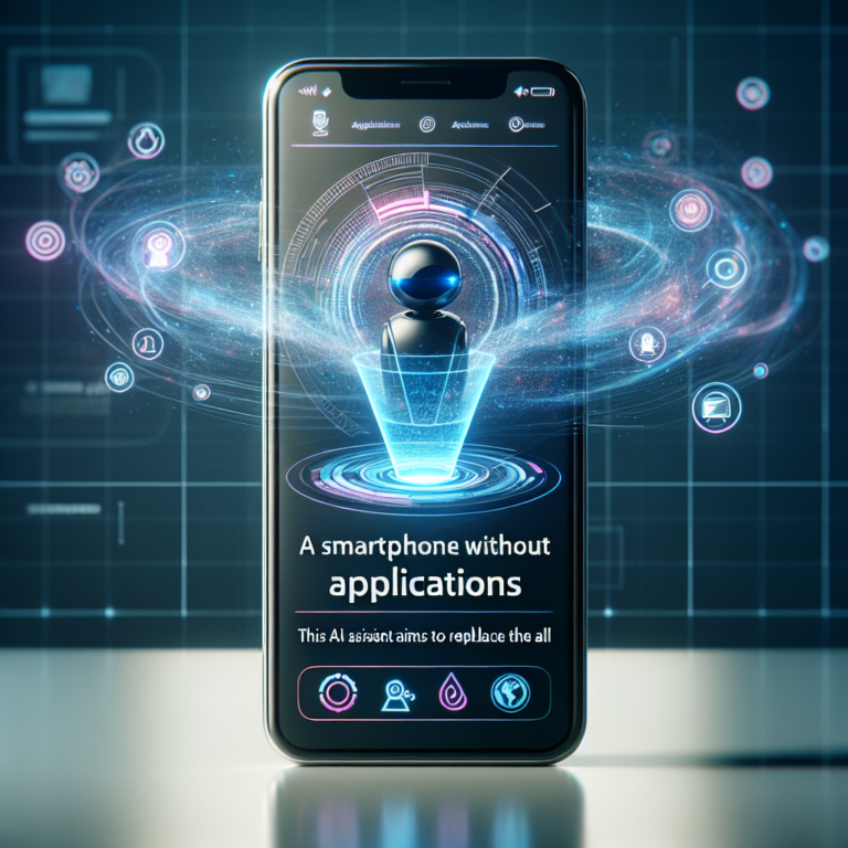 Un smartphone sans applications ? Cet assistant IA vise à les remplacer toutes