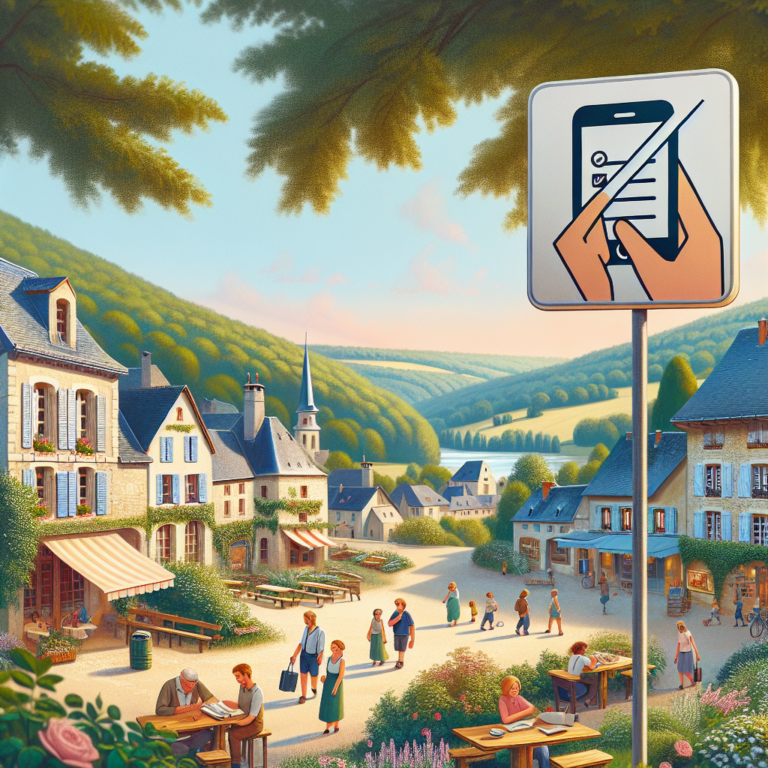 Un village français pittoresque vote pour interdire le défilement sur les smartphones en public dans sa lutte contre la dépendance technologique