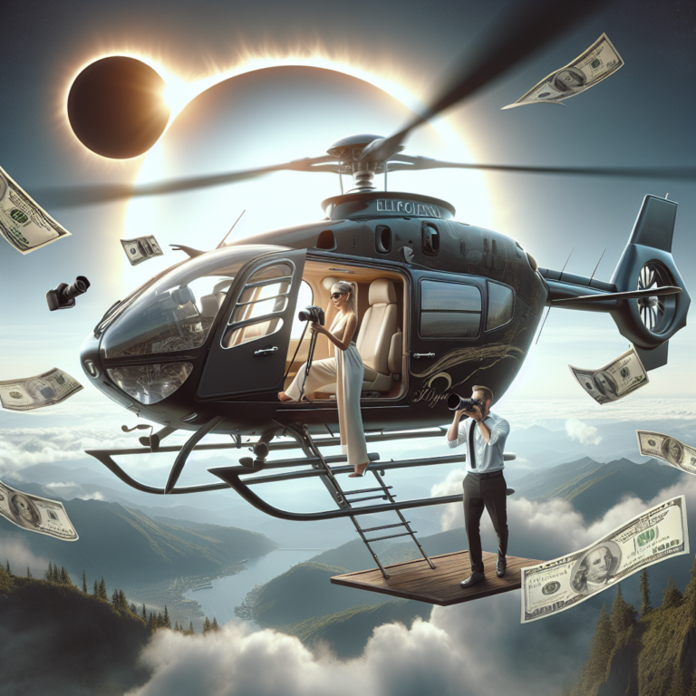 Une marque d’hôtel offre 5 000 $ à deux photographes pour capturer l’éclipse solaire de 2024 depuis un hélicoptère privé