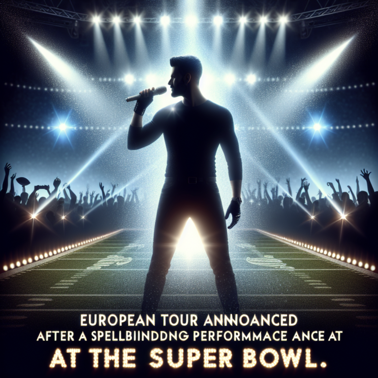 Usher annonce les dates de sa tournée européenne après une performance électrisante au Super Bowl