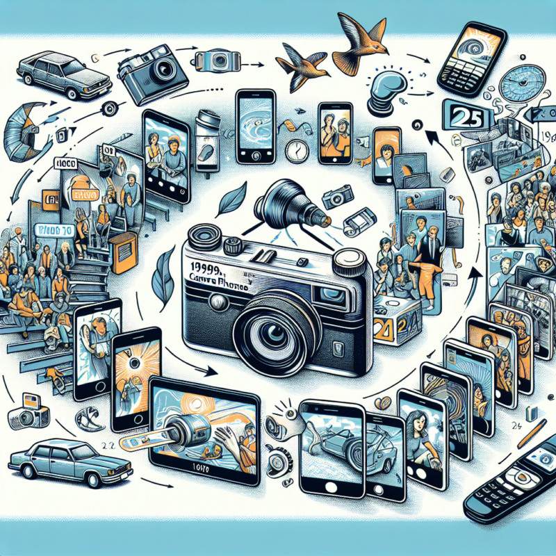 - 1 Vingt ans après, impossible d'imaginer la vie sans les téléphones appareils photo