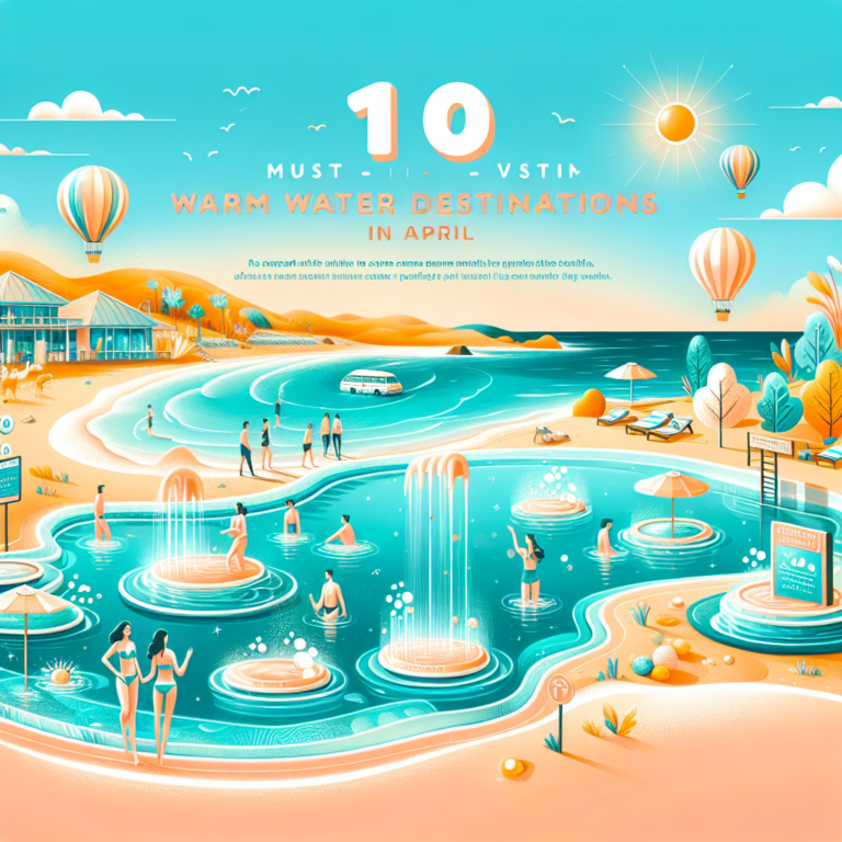 10 destinations incontournables pour profiter des eaux chaudes en avril