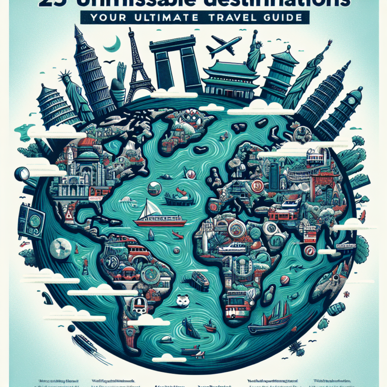 25 destinations incontournables selon Masculin.com : Votre guide ultime de voyage