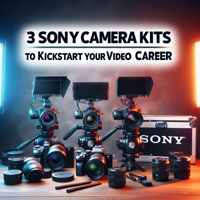 - 44 3 kits de caméra Sony pour lancer votre carrière vidéo