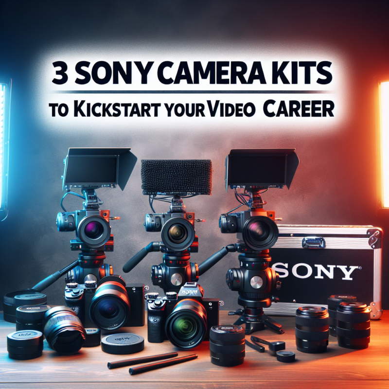 - 1 3 kits de caméra Sony pour lancer votre carrière vidéo