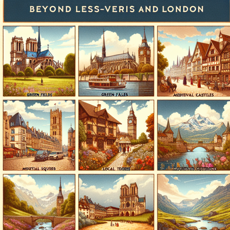 8 destinations européennes sous-estimées au-delà de Paris et Londres
