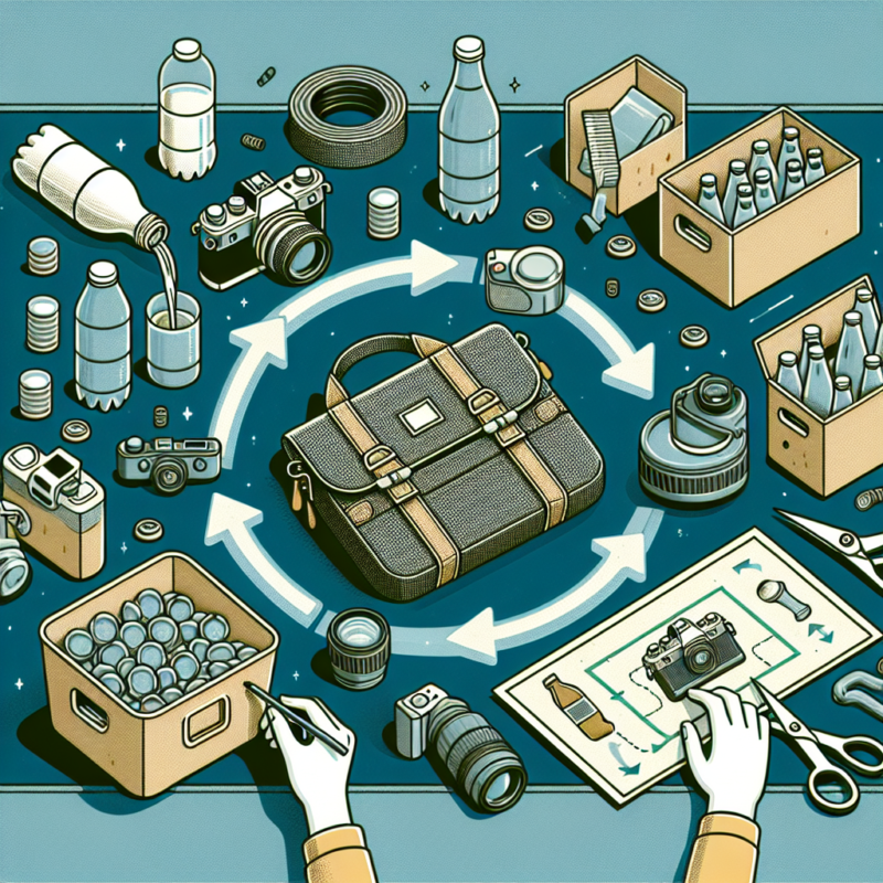 À la découverte du sac pour appareil photo fabriqué à partir de bouteilles de boisson recyclées