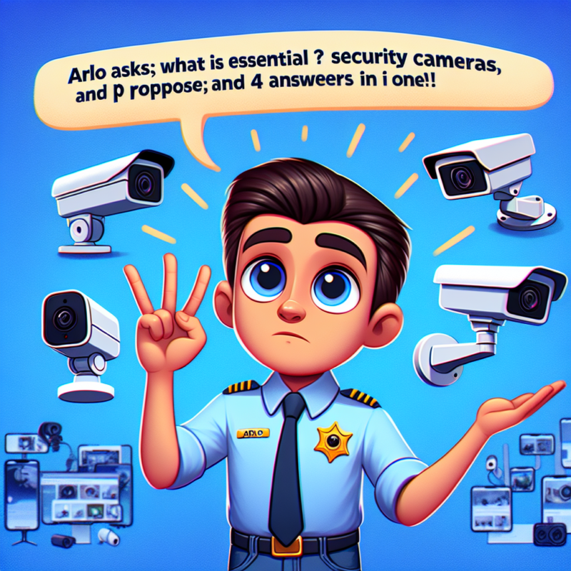 - 1 Arlo interroge : "Qu'est-ce qui est essentiel ?" à propos des caméras de sécurité, et propose 4 réponses en une !
