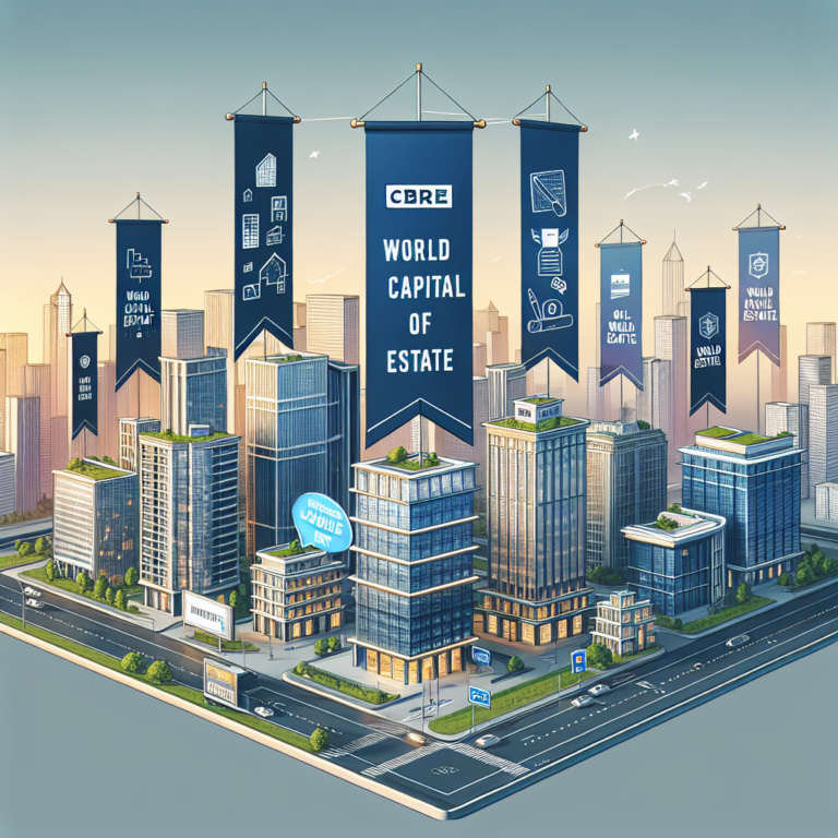 - 21 CBRE dévoile ses nouvelles bannières « Capitale mondiale de l’immobilier » à travers la ville