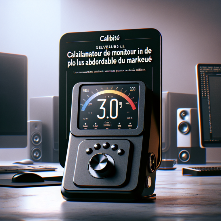 - 26 Calibrite dévoile le calibrateur de moniteur le plus abordable du marché