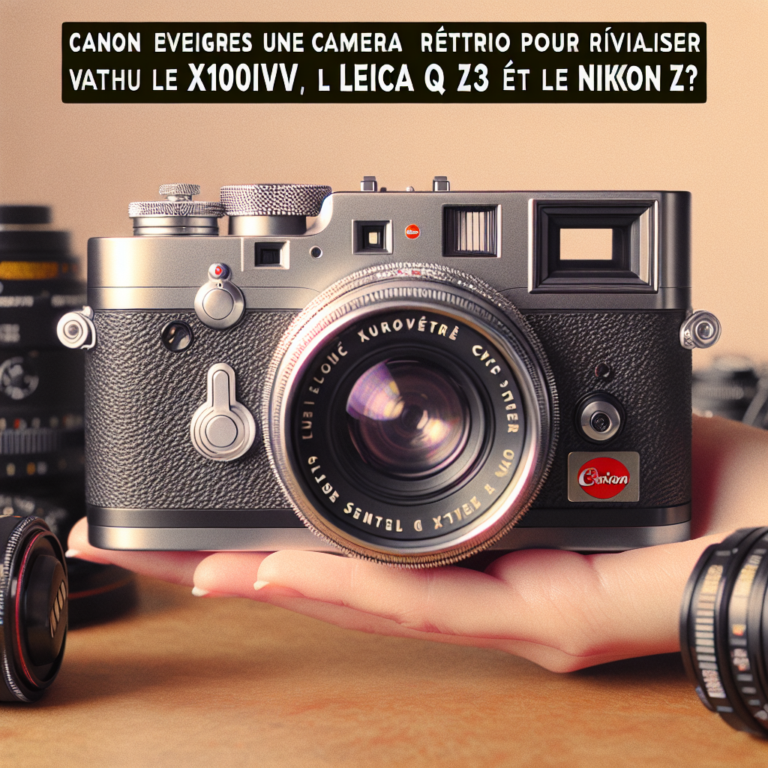 - 40 Canon envisage-t-il une caméra rétro pour rivaliser avec le X100IV, le Leica Q3 et le Nikon Zf ?
