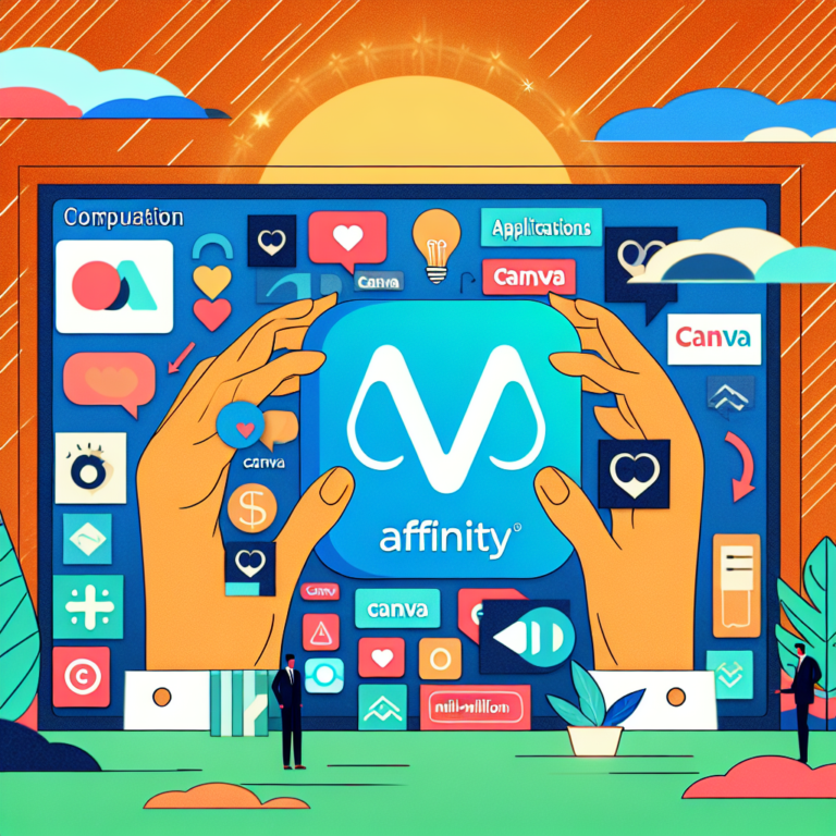 Canva acquiert les applications Affinity dans un accord de plusieurs millions de dollars