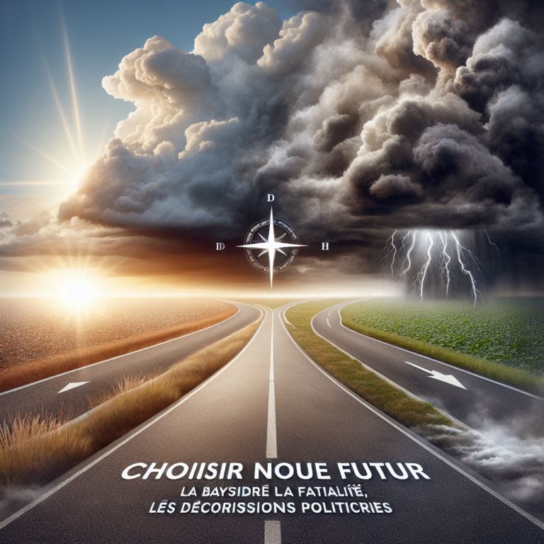 - 7 Choisir notre futur : au-delà de la fatalité, les décisions politiques