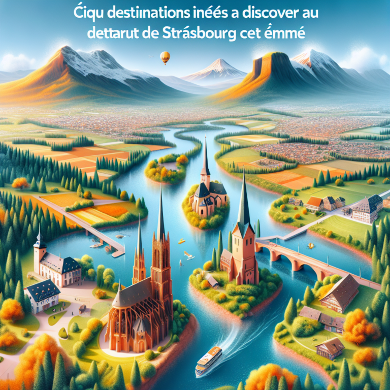 Cinq destinations inédites à découvrir au départ de Strasbourg cet été