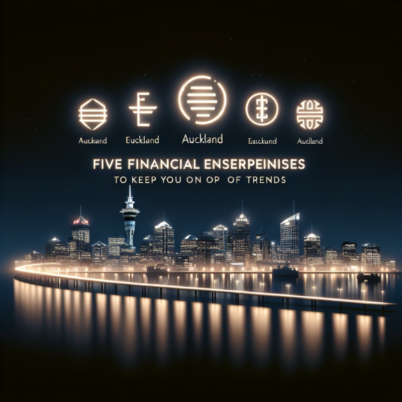 - 1 Cinq entreprises financières à Auckland à connaître pour rester à la pointe des tendances