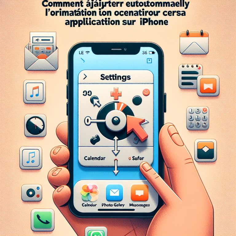 Comment ajuster automatiquement l&rsquo;orientation pour chaque application sur iPhone