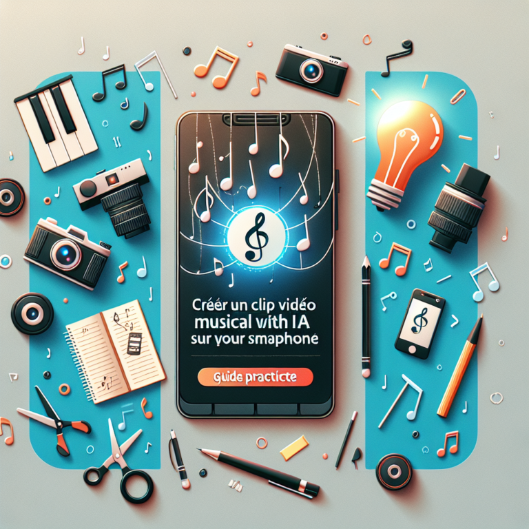 Créer un clip vidéo musical avec l’IA sur votre smartphone : guide pratique