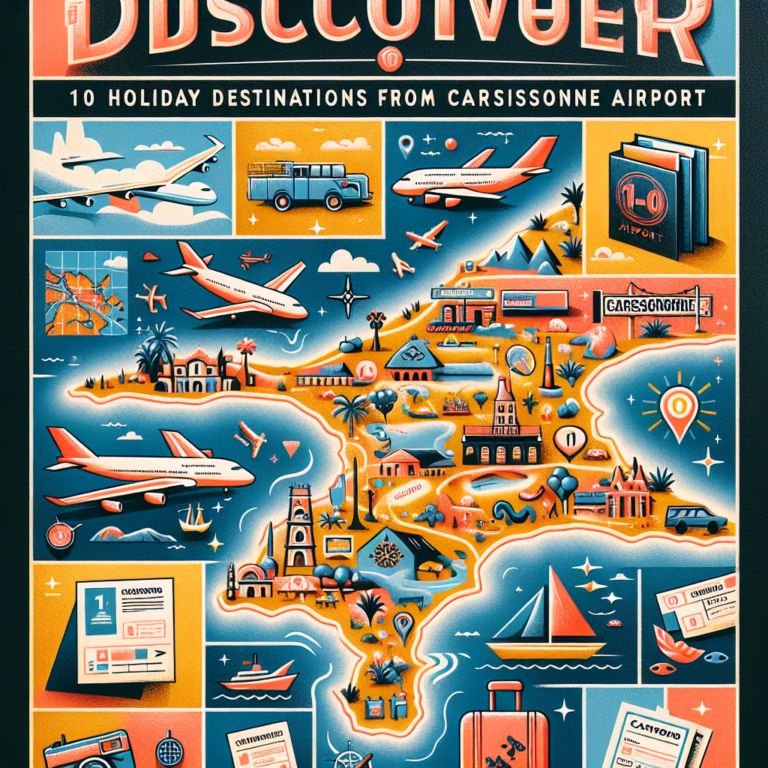 Découvrez 10 destinations de vacances depuis l’aéroport de Carcassonne