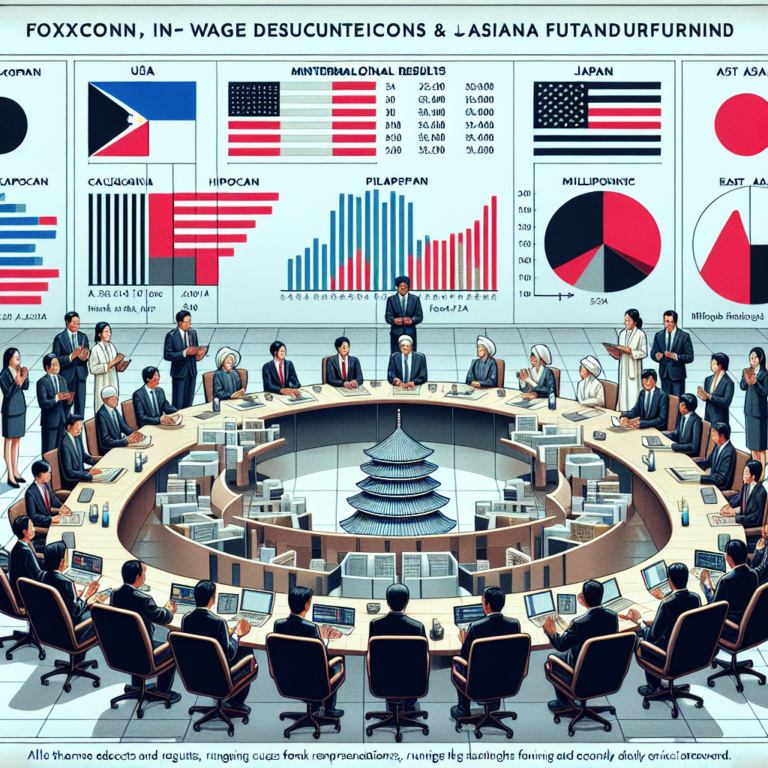 Délégation américaine aux Philippines et au Japon pour des discussions salariales, résultats financiers de Foxconn : un tournant technologique et économique