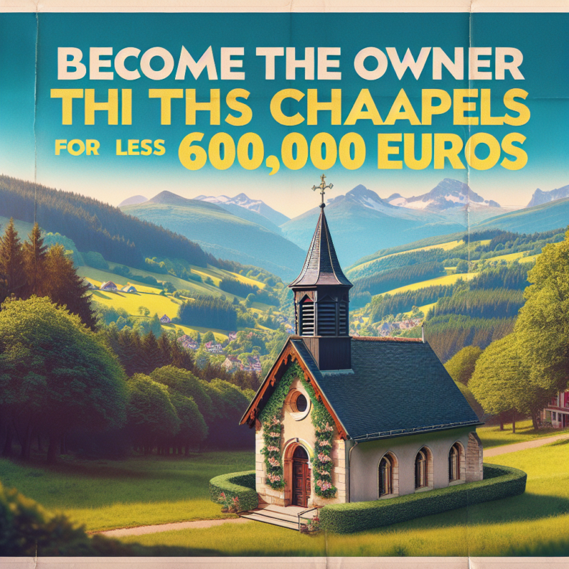 Devenez propriétaire d'une chapelle dans les Vosges pour moins de 600 000 euros