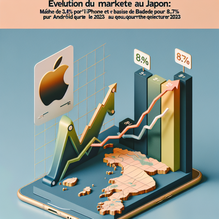 Évolution du marché au Japon : hausse de 3,4 % pour l’iPhone et baisse de 8,7 % pour Android au quatrième trimestre 2023