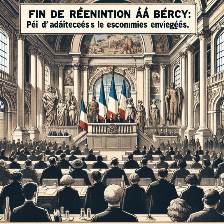 Fin de réunion à Bercy : peu d&rsquo;avancées sur les économies envisagées