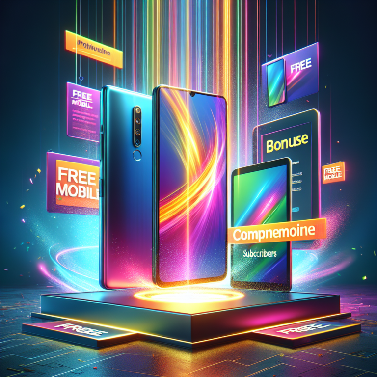 Free Mobile propose un nouveau smartphone avec une tablette en cadeau à ses abonnés