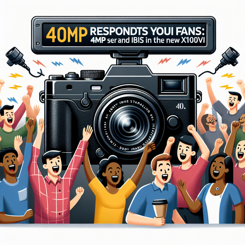Fujifilm répond à ses fans : un capteur de 40MP et IBIS dans le nouveau X100VI