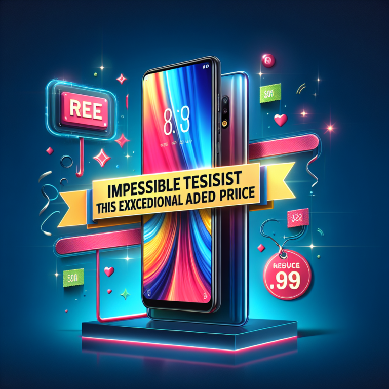 Impossible de résister à ce smartphone exceptionnel à prix réduit