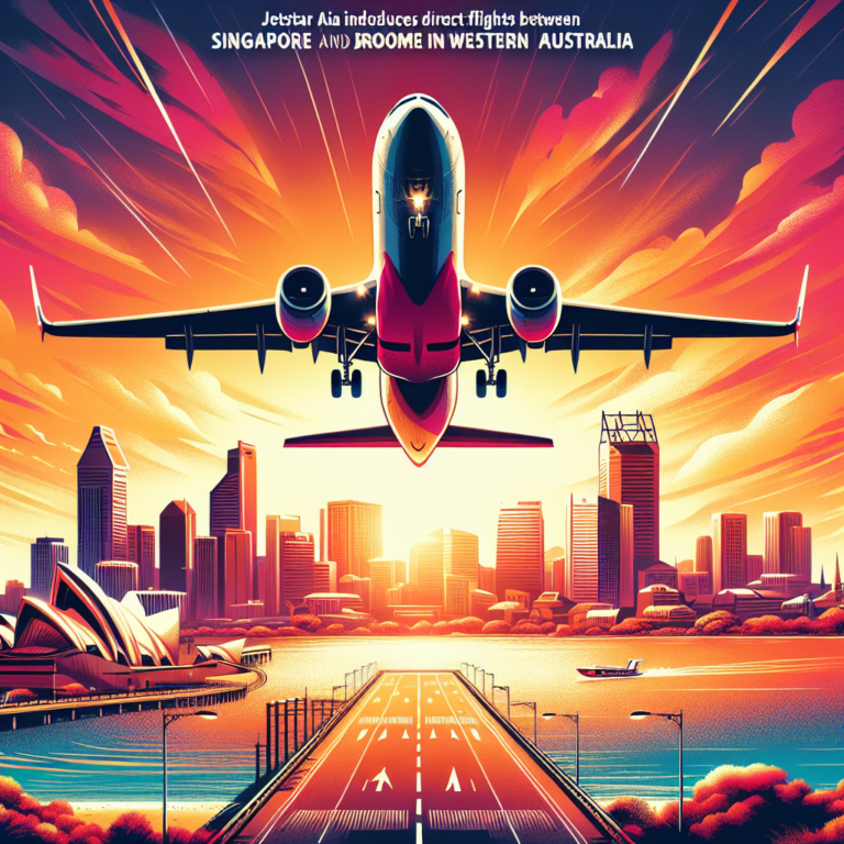 Jetstar Asia inaugure des vols directs entre Singapour et Broome en Australie-Occidentale