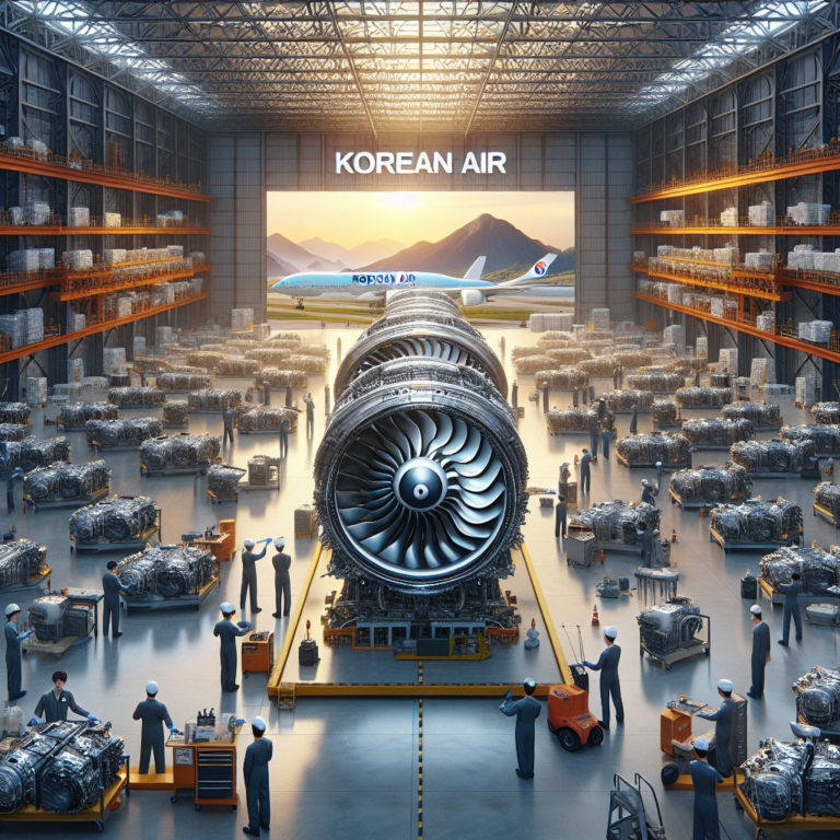 Korean Air prévoit la plus grande installation MRO de moteurs en Asie